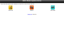 Tablet Screenshot of eddiesmodernapplianceservice.com